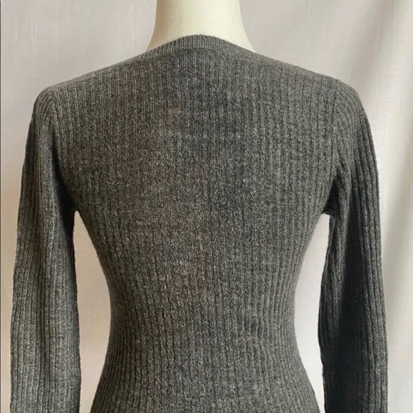 Gorgeous! Abercrombie Sweater Midi Dress Button Down - Picture 3 of 6